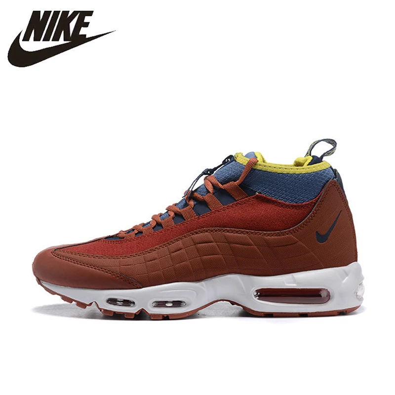 

Original NIKE AIR MAX 95 Sneakerboot Men's Running Shoes, Breathable, Non-slip Wear-resistant Shock Absorption 806809-204