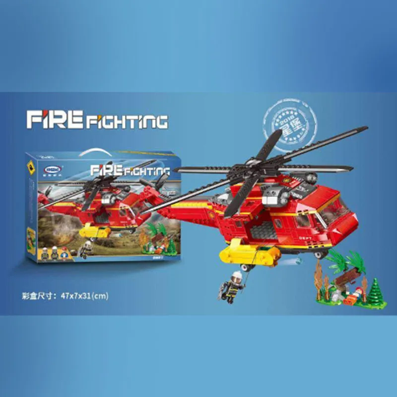 

XINGBAO 14004 City Toys Series The Forest Disaster Relief Set lepin Building Blocks Airplane Model Toys Birthday Christmas Gifts
