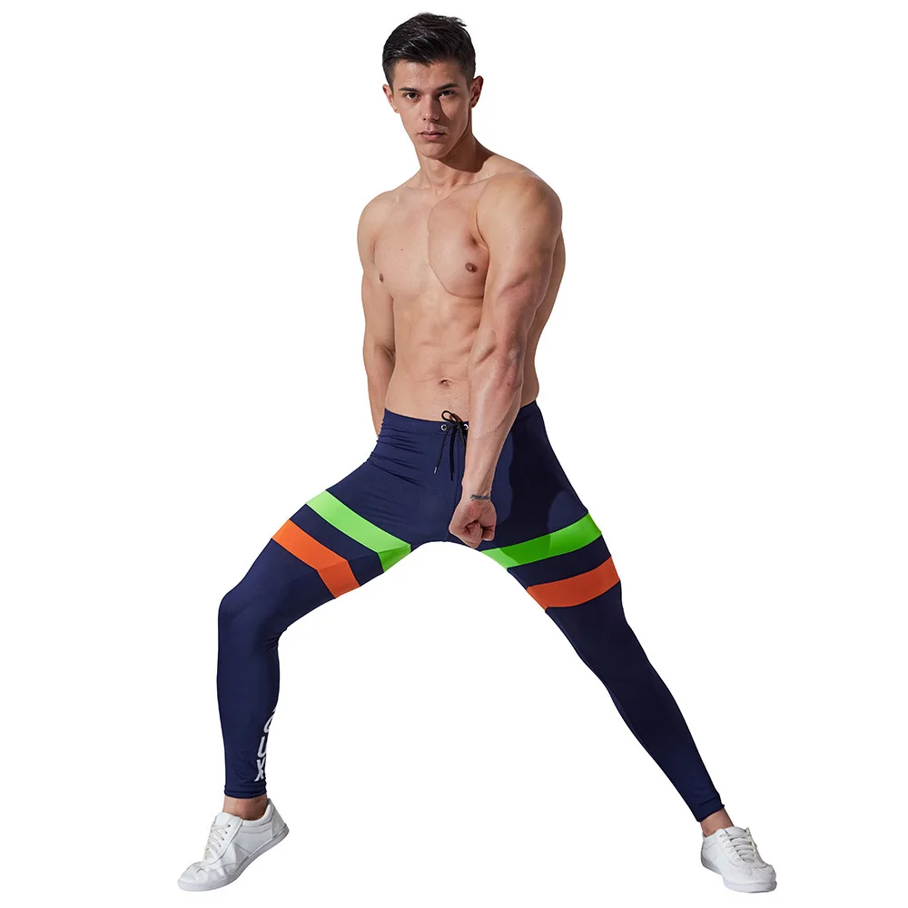 Buy New Gym Leggings Men Stretchy