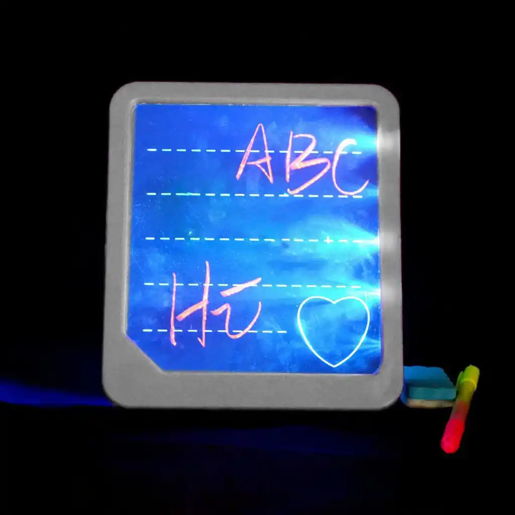 discovery neon glow drawing board