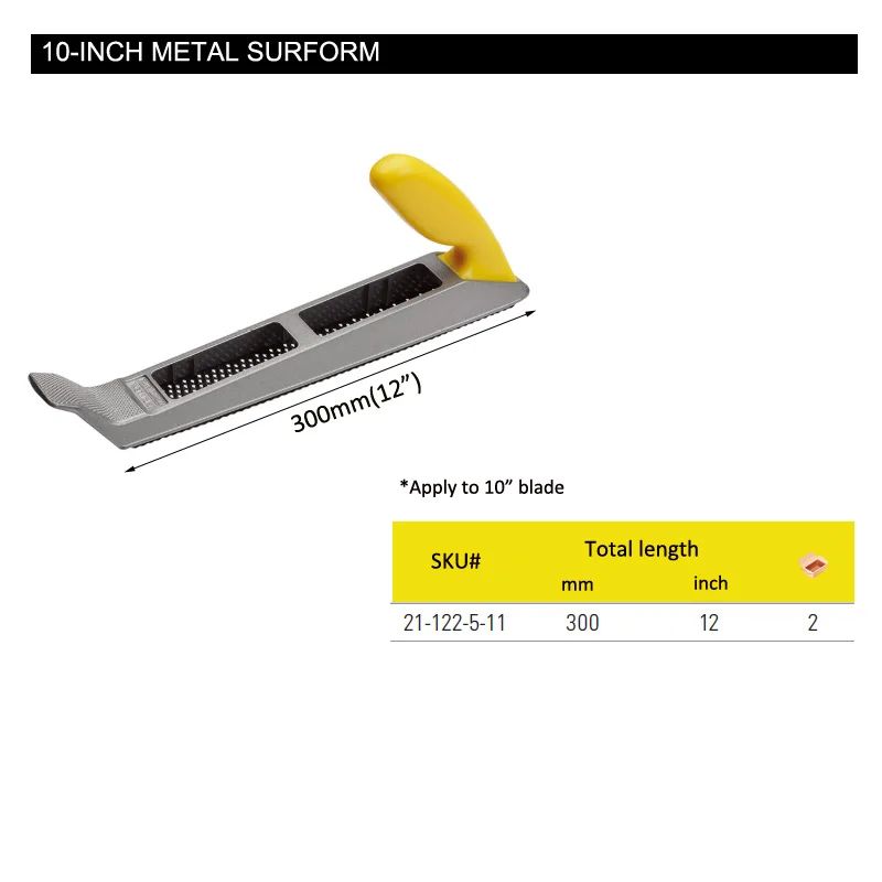 Стэнли 1 шт. 1" surform самолет металлический корпус Острая Бритва инструменты плотника для дерева пластик смолы и т. д. двойной 11 продвижение