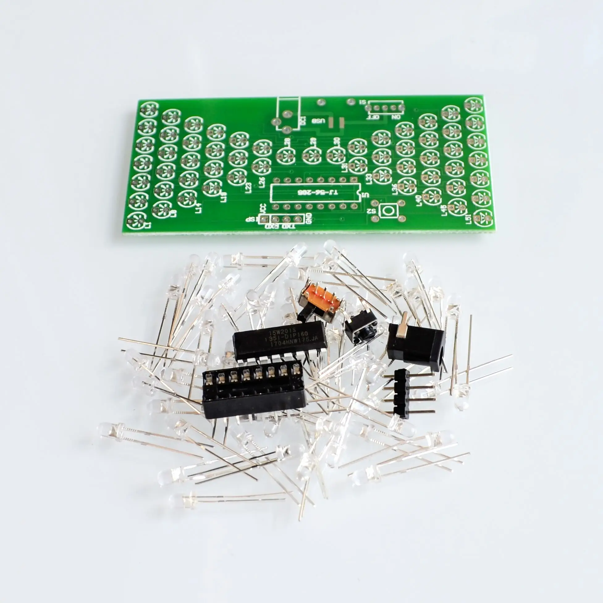 US $1.15 5% СКИДКА|5 в электронные песочные часы DIY Kit Забавные электрические производственные наборы точные со светодиодными лампами двухслойная печатная плата 84*40 мм|diy kit|kit kits|kit diy - AliExpress