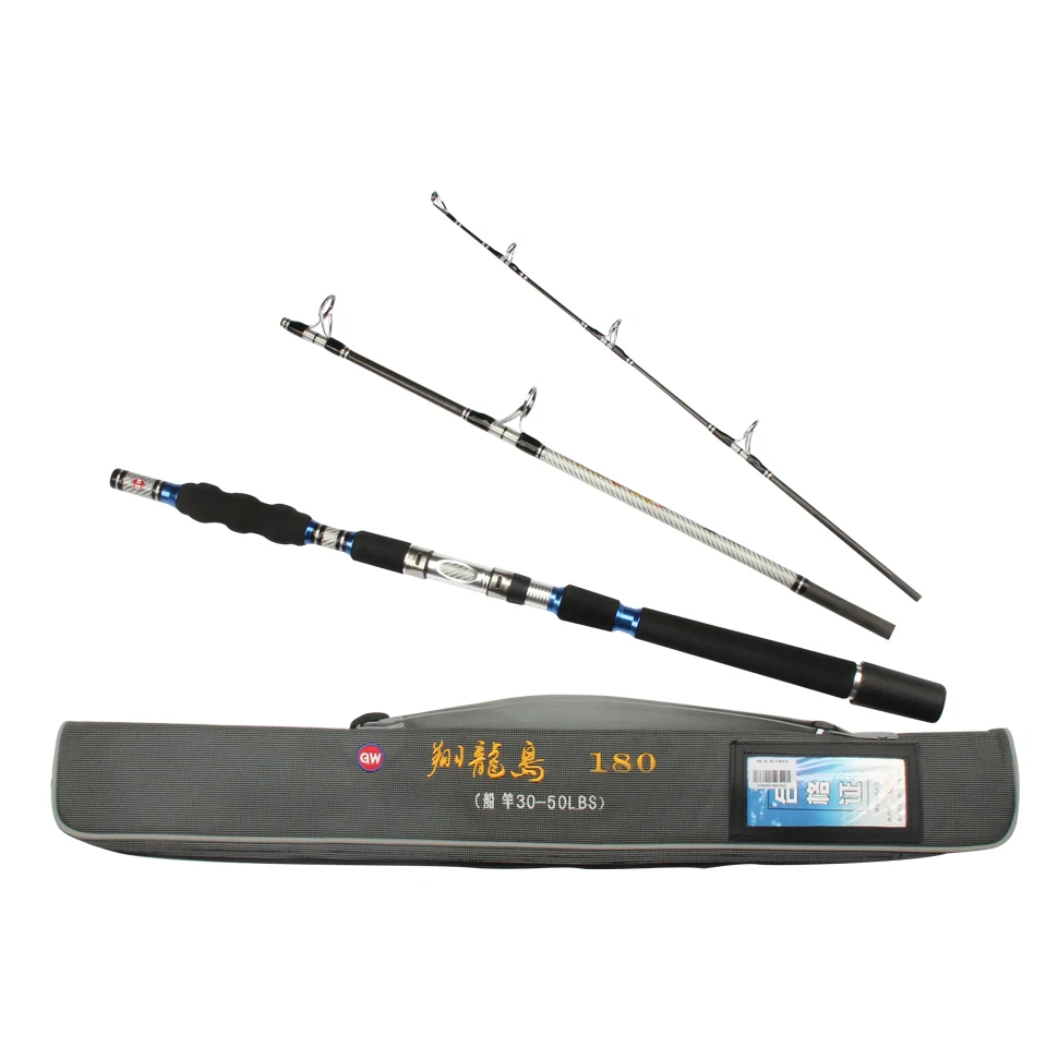 Spinpoler Surf Spinning Fishing Rod 3-Piece 30-50LBs 70-250g Graphite Travel Boat Rock Fishing Rod Saltwater (1.8m 1.95m 2.1m)  (1)