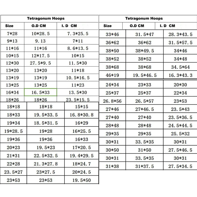 1 шт. 22*28 см регулировки китайской вышивки крестом Рамка Прямоугольник Вышивка кольца Пластик площади обручи Вышивание инструмент