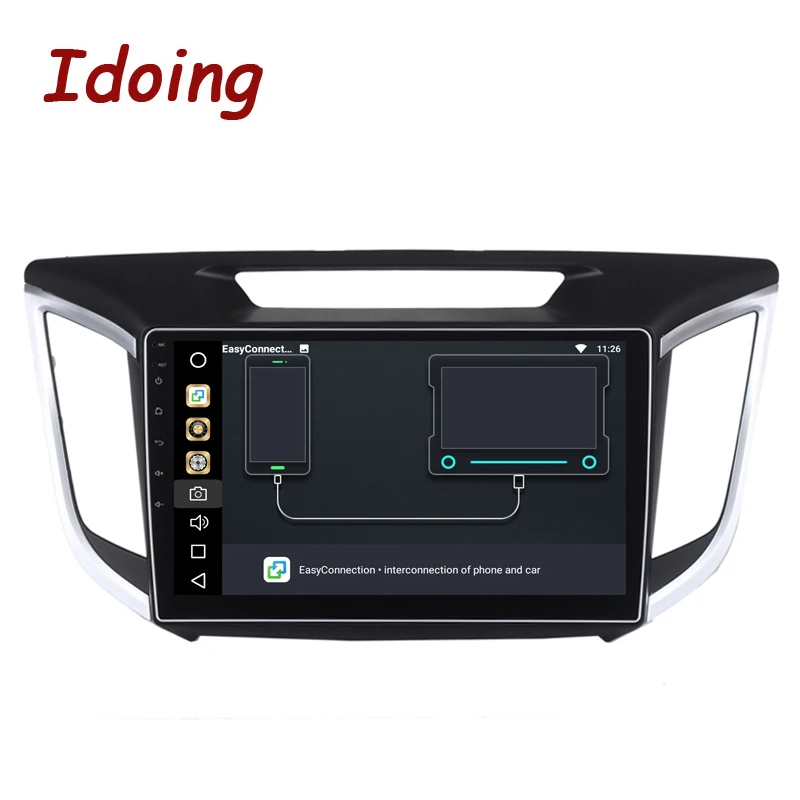 Idoing 1Din 8 Core 10 2 дюймов Android8.0/7 1 автомобильный мультимидийный навигатор плеер для