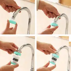Кухня кран фильтр камень вода краны очиститель на кран фильтры Ванная комната средства для очистки воды аксессуары