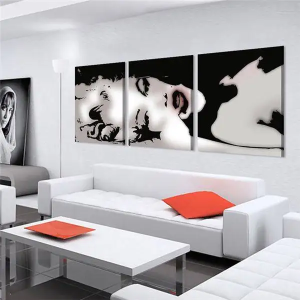 3 Panel Modern Oil Painting Home Decorative Art Picture Paint On