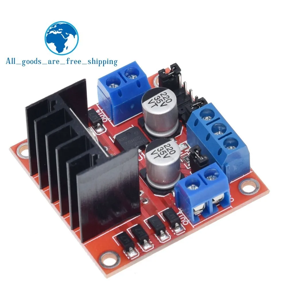Модуль платы контроллера шагового двигателя TZT L298N с двойным H мостом DC|power module|module
