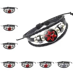 Аниме Наруто Итачи Шаринган ручной цепи костюмы для косплея аксессуары реквизит Акацуки ожерелье с глазом ювелирные изделия Саске