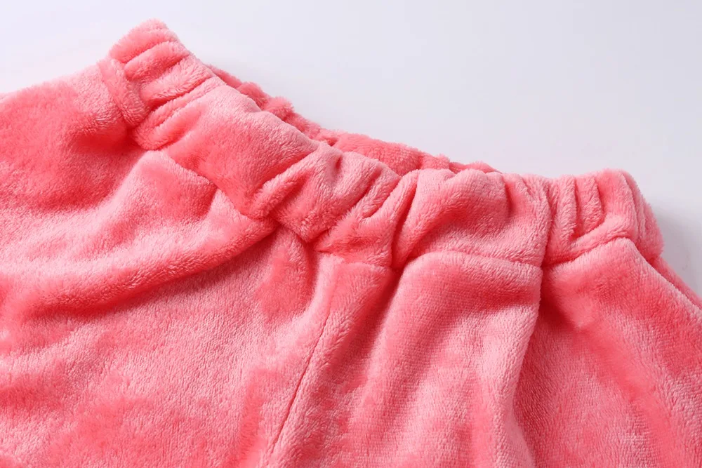 Queenral Warm Pajamas Set For Women Pyjamas Women Plus Size Winter Sleepwear Women Set Sexy Embroidery Pijama Warm Nightwear 45