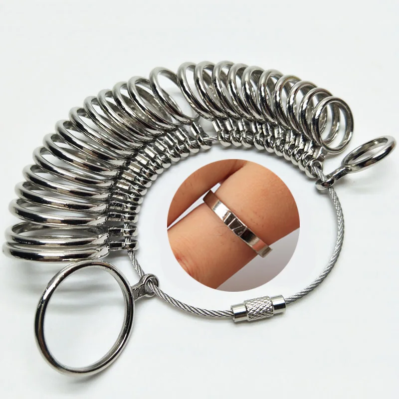 Buy Alloy Ring Measuring Tool Finger Gauge Ring Sizer