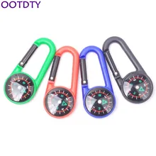 Прочный пластиковый компас брелок Водонепроницаемый карманный размер брелок Декор Открытый Отдых снаряжение Приключения выживания аксессуар