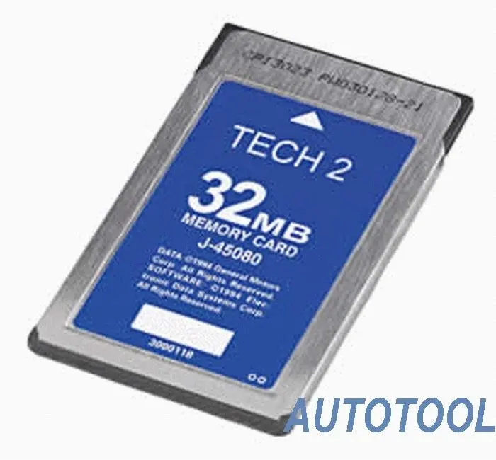 GM Tech 2 Flash 32 MB PCMCIA Memory Card This memory card is for