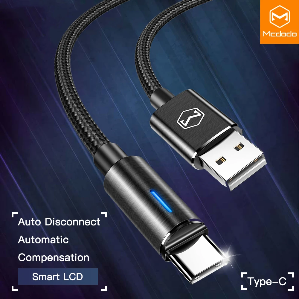 

10Pcs/lot Mcdodo USB C 2A Fast Charging USB C Cable Type-C QC3.0 data Cord Phone Charger For Samsung S9+ S8 huawei Mate USB Wire