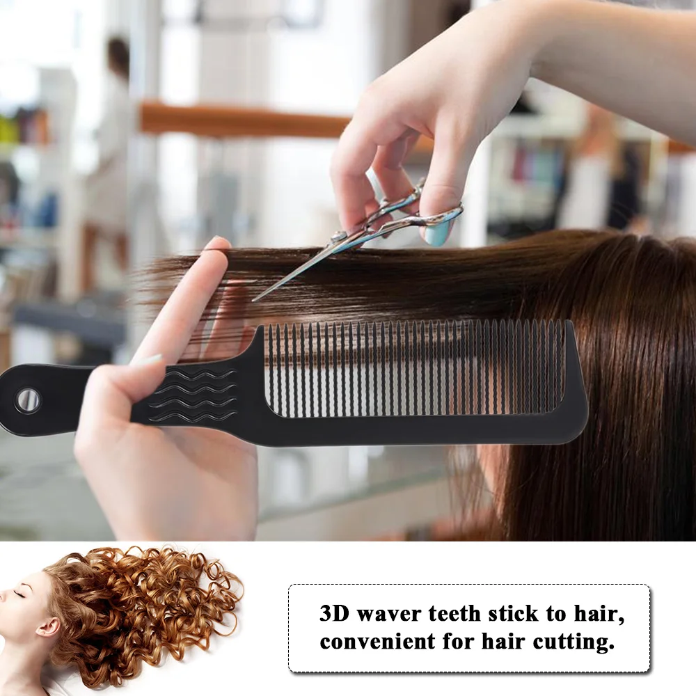 

Antistatic 3D Hair Comb Hairdressing Comb Anti Slide Handle Haircut Comb For Professional Home Use for Woman