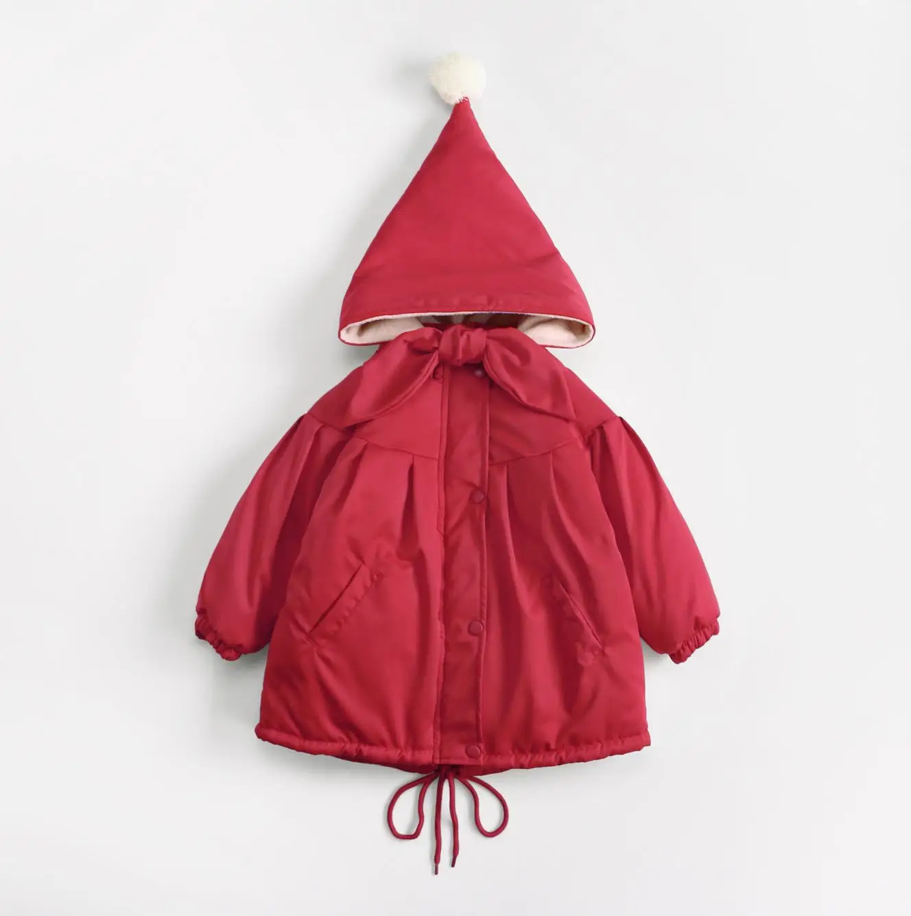 

Toddler girl winter clothes kids winter jacket baby hooded velvet red long sleeve coats baby warm zipper casual jacket 3-7 years
