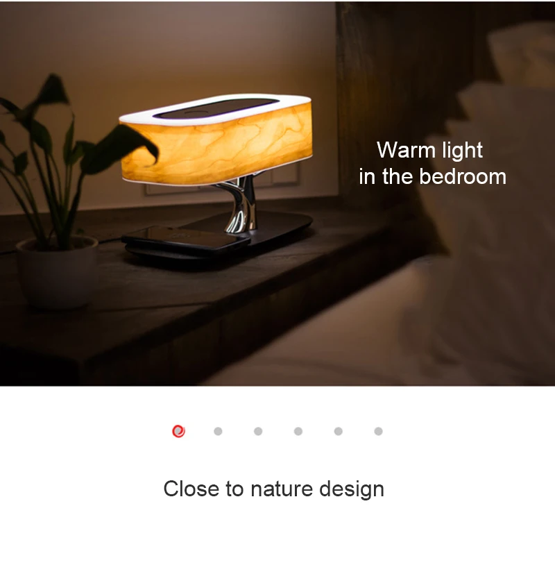 Светильник с деревом, WiFi, умный настольный декоративный светильник, музыкальный светильник, Bluetooth, динамик, кровать, голова, атмосферный светильник, динамик, телефон, Беспроводная зарядка