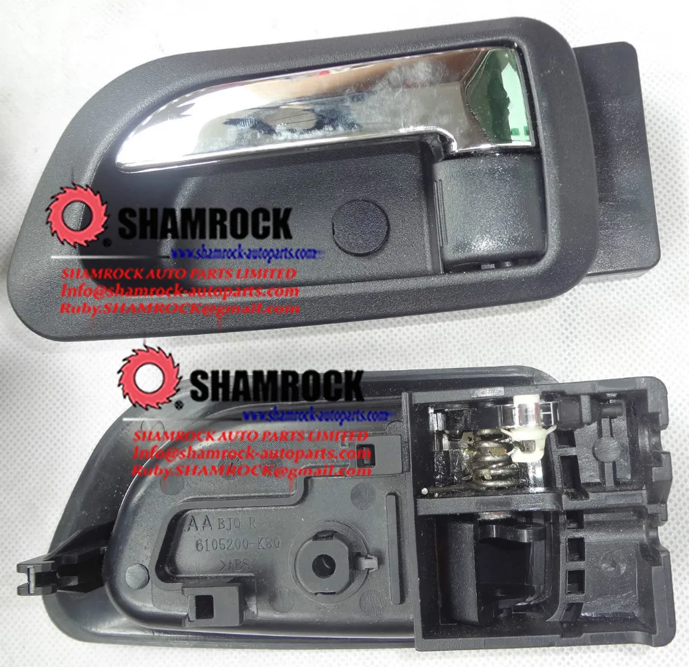 Внутренняя дверная ручка Great wall haval H5 код № 6105200 K80/6105100 K80/ h3/ wingle 3/5 2.8tc запчасти/Great