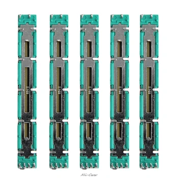 

5 Pcs 75 MM Double B10K Original B10KX2 Behringer Pot Mixer Fader