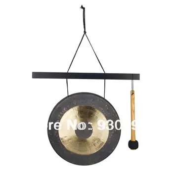 

12'' percussion musical instruments traditional Chinese chau gong on sale (No Gong Stand) MM with a free mallet (without stand)