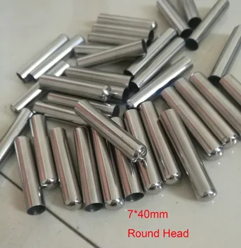 

Customized 7*40mm One End Round Head Grade A Quality SS304 Thermocouple Protection Tube Pipe fittings 100pcs / lot