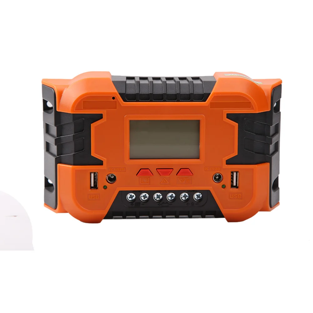 

Solar Charge Controller DC 12V/24V Auto Dual USB 2.1A PWM Solar Panel Regulator Solar Panel Battery LCD Charger Controller