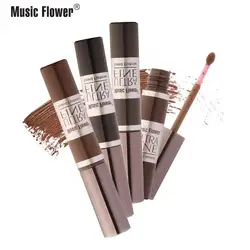 4 цвета 3D тонированные крем для бровей бренд Music Flower макияж тушь для бровей Красивая Татуировка тени для век с новым дизайном для M4054