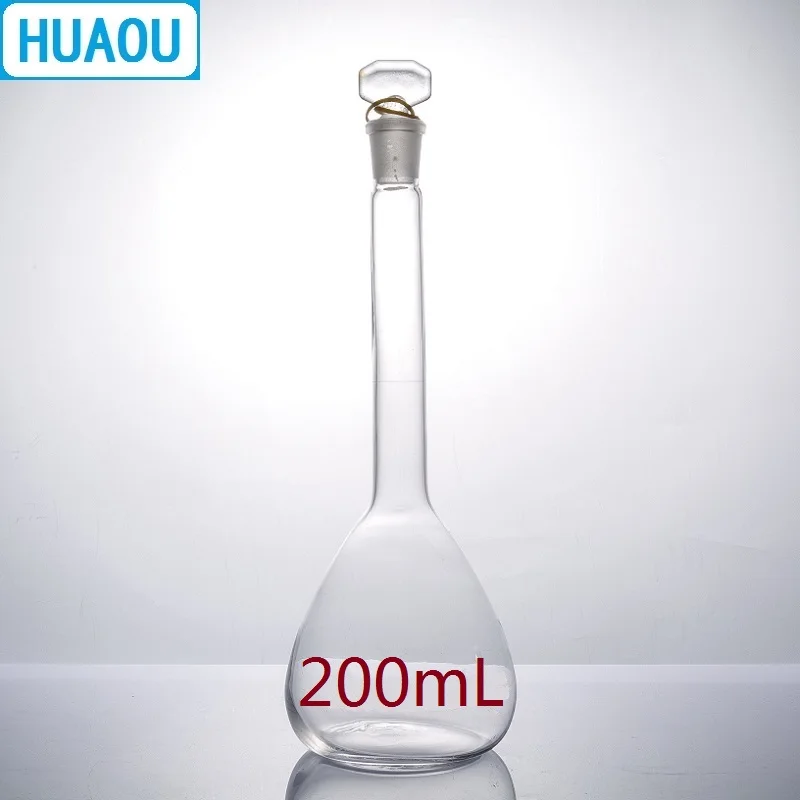 Объемная фляга HUAOU 200 мл нейтральное стекло класса А с одним выпускным знаком и
