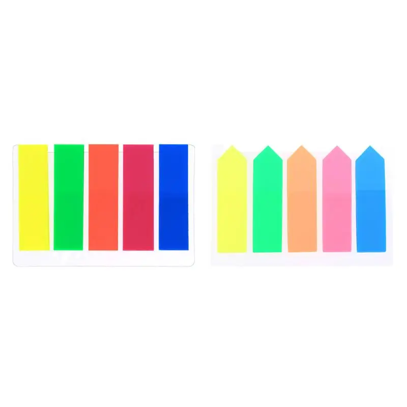 

Plastic Self Adhesive Sticky Notes Memo Pad Notebook Category Label Page Index Planner Stickers Office School Supplies