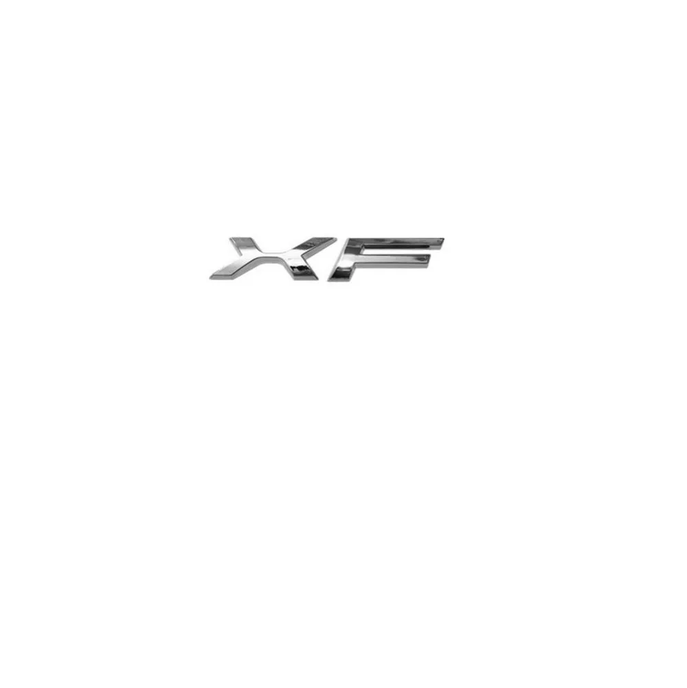 Хромовые буквы &quotX F&quot логотип автомобиля багажник эмблема наклейка для XF|badge