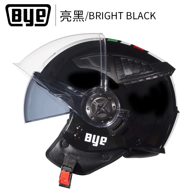 Moto rcycle шлем с открытым лицом Половина moto racing capacete para moto cicleta винтажные moto rbike шлемы с двумя защитные козырьки объектива