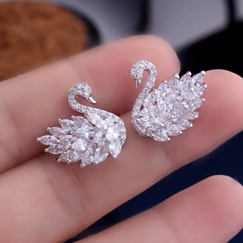 Exquisite Letter C Number Earrings Jewelry For Women Wedding Party Earrings Jewelrys Girls Gift