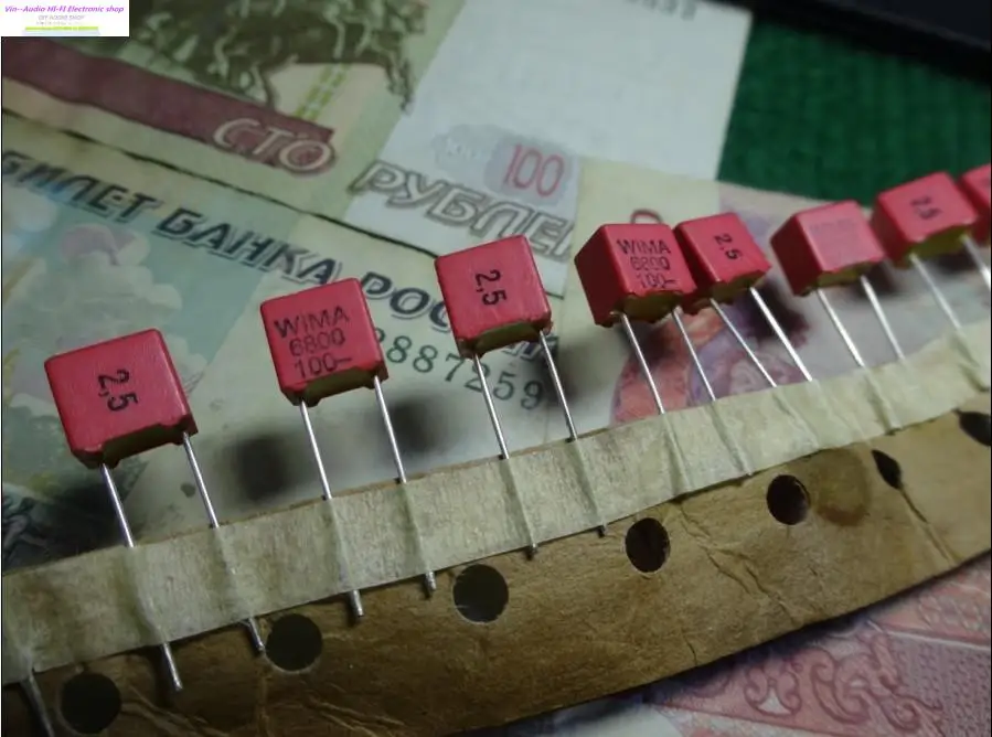2015 Комплект Электролитический Конденсатор 10 шт. Wima Fkp1 Серии 0.0068 мкФ/100 В (6.8nf 6800pf 682)
