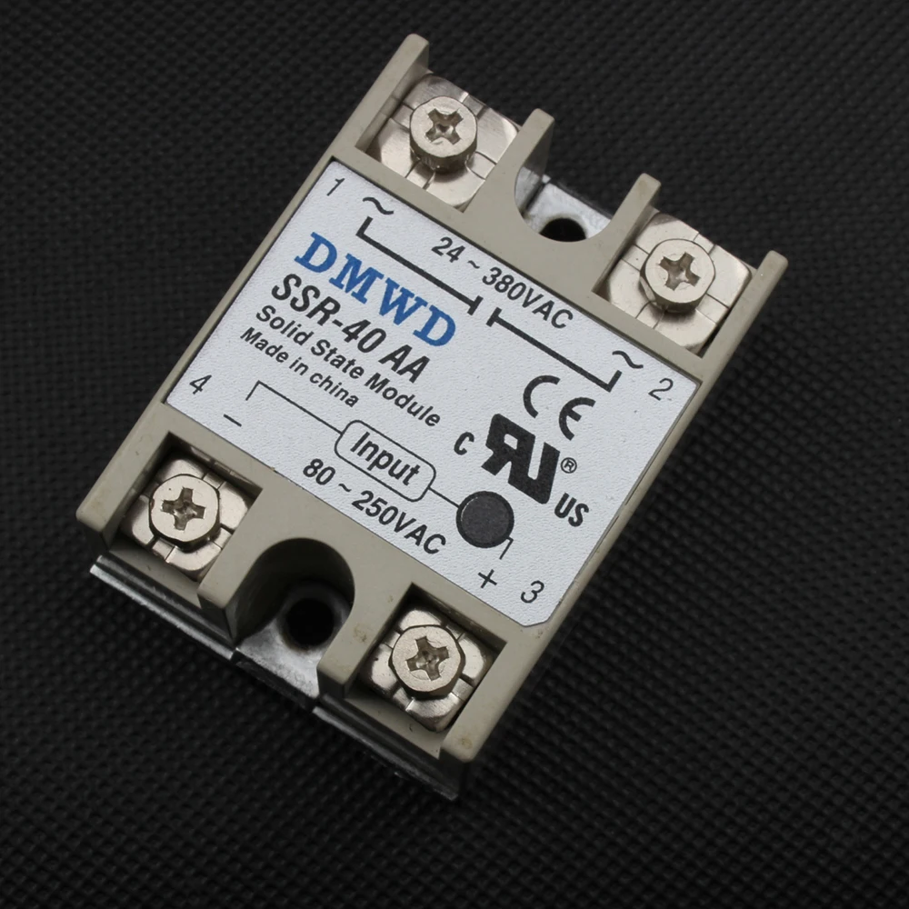 Твердотельные реле 1 шт. SSR 40AA 40A 80 250 в перем. Тока на 24 380 40AA|relay ssr|relay 80arelay protection |