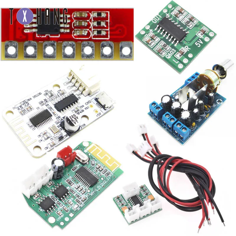 

3W+3W Single/Dual-Channel 3.7-5V PAM8403 Bluetooth 4.0 Audio Receiver Amplifier