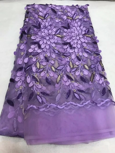 

New Arrivals 2018 Embroidered applique Lace Fabric For Wedding Dress Hot Sale African French Lace Fabric