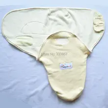 Комплект из желтых Младенческая Детская Пеленка, Обёрточная бумага одеяло, спальный мешок, зима, осень, осенне-зимние ботильоны на среднем толстом(От 0 до 4 месяцев, 7-14lbs), хлопок, Мятная мягкая