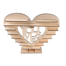 Шоколадное сердце стенд деревянный You Me подарок центральный Свадьба вечеринка