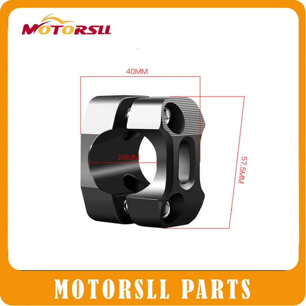 Зажимы для мотоцикла moto rycle 35 мм приподнятый зажим руля черная ручка с толстым