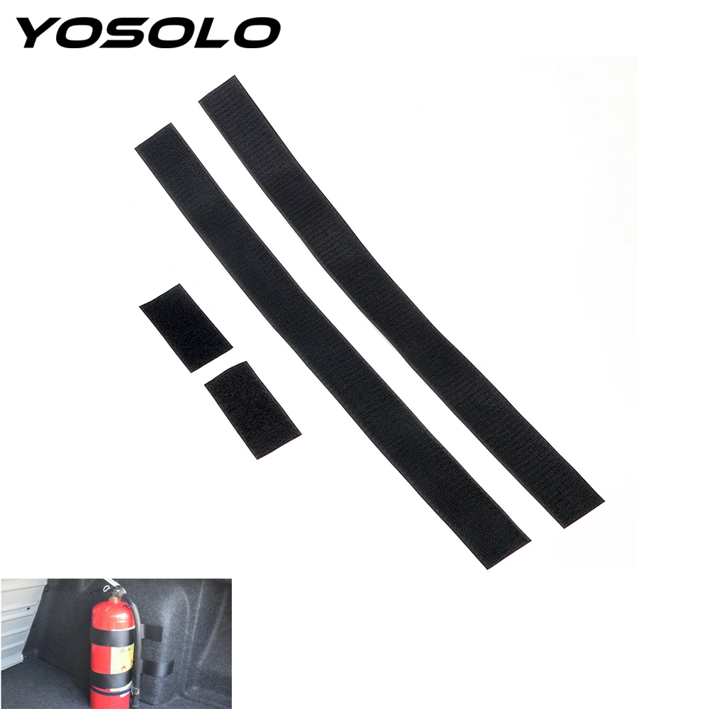 YOSOLO 60 x 5cm Fire Extinguisher Mount Straps Fixed Sundry Car Trunk Organizer Car-styling Stowing Tidying YOSOLO 60 x 5cm Fire Extinguisher Mount Straps Fixed Sundry Car Trunk Organizer Car-styling Stowing Tidying