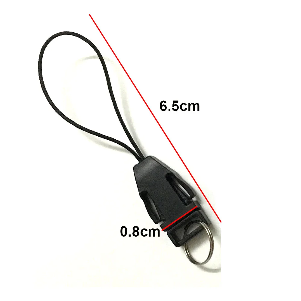 

8mm Plastic Detachable Buckle Detachable Straps Perfect for USB drivers/cell phone/keychains/ID name tag Pack of 10