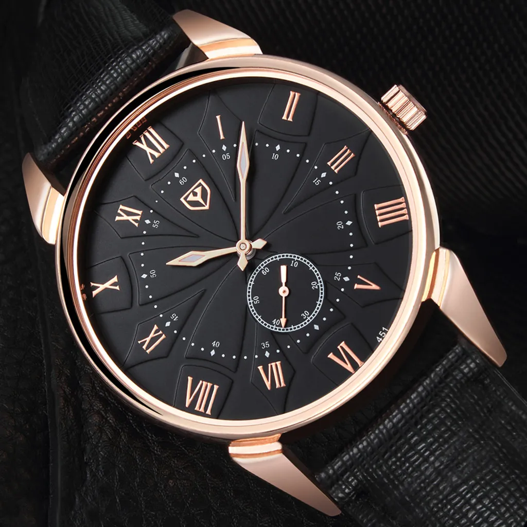 

YAZOLE Fashion Classic Single Eye Three Needle Men's Business Belt Quartz Watch Wristwatches Quartz Classic Analog Watches