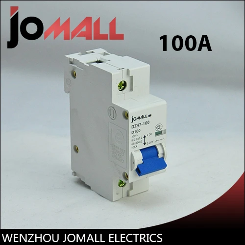 

Jomall NC100 mini circuit breaker 100A mcb