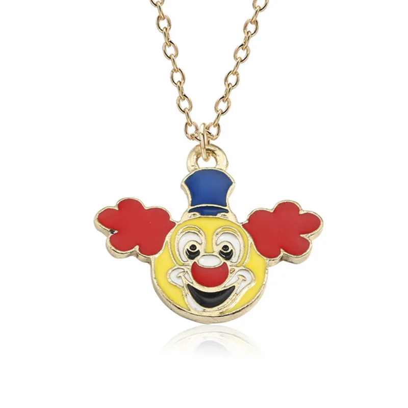 Diy-Cartoon-Gold-Enamel-Colorful-Clown-Hat-Necklace-Kawaii-Droll-Girl-Heart-Cap-Charm-Jewelry-For.jpg_640x640