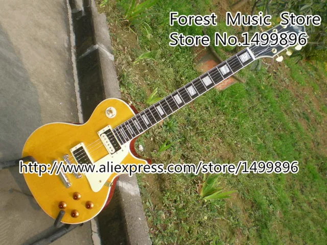 Cheap China OEM Marc Bolan Signature LP Custom Guitarra Electrica With Gold Hardware Left Handed Available