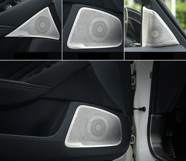 Для Infiniti Q50-18 автомобиля стильный динамик украшения Звук вставить украшения блесток сеть громкоговорителей крышки интерьера