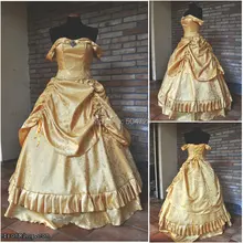 Custom-madeR-560 винтажные костюмы 1860 s Civil War Southern Belle бальное платье/готическое платье викторианские платья