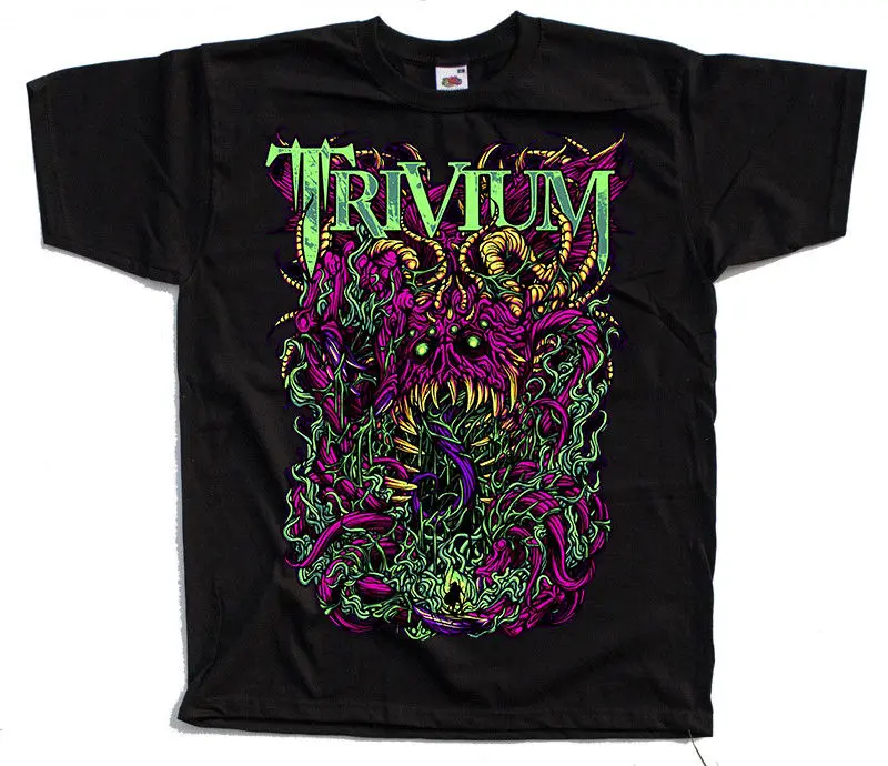Trivium, American Heavy Metal Band, poster T SHIRT (BLACK) S 5XLin T