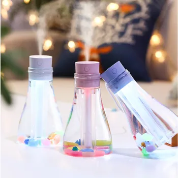 

Car air freshener Wish bottle humidifier USB Mini Ultrasonic Essential Oil Diffuser LED Air Purifier Mist Maker Office Home