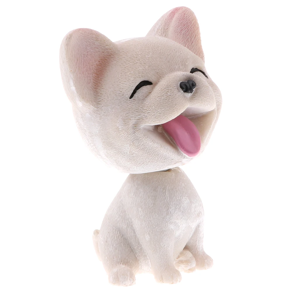 Shaking Head Corgis Lucky Dog Puppy Bobbing Heads Bobblehead Toy Aniaml Figures Car Home Decoration Ornament Kids Toys Gift